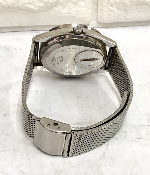SEIKO KING QUARTZ セイコー キングクォーツ メンズ腕時計 4823-8000 デイデイト ホワイト文字盤 fah 4A859Sの画像5