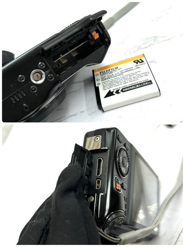 FUJIFILM 富士フィルム FINEPIX F770 EXR ブラック コンパクトデジタルカメラ 通電のみ確認 中古 fah 4K335の画像9