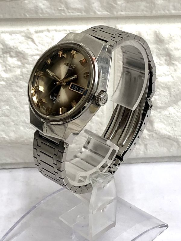SEIKO セイコー VANAC バナック メンズ腕時計 自動巻 デイデイト 5626-7140 ブラウン文字盤 ジャンク品 fah 4A866S_画像1