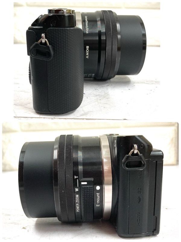 SONY NEX-3N α アルファ デジタルカメラ+レンズE3.5-5.6/PZ16-50 OSS 0.25m/0.82ft-0.30m/0.98ft 他1本 撮影 消去のみ確認 fah 4A946の画像4