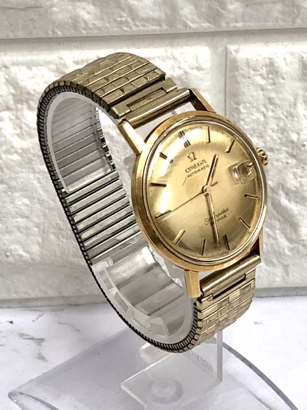 OMEGA オメガ Seamaster シーマスター 金無垢 自動巻き メンズ 腕時計 fah 4A699Sの画像1