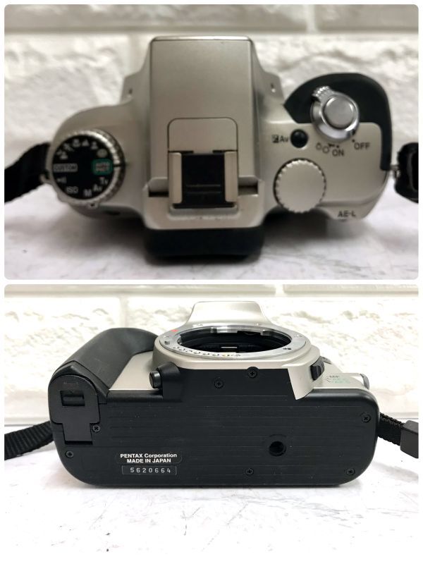 PENTAX ペンタックス ＊ist 一眼レフ フイルムカメラ PENTAX 28-80 75-300 レンズ 2本 シャッターOK 通電確認済 fah 5S001の画像5