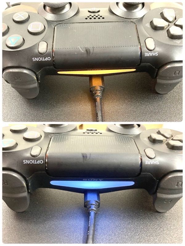SONY PlayStation 4 CUH-7100B PS 4Pro プレステ4 本体 箱 セット 1TB ブラック 通電確認済 おまけ『DETROIT』fah 5A011の画像8
