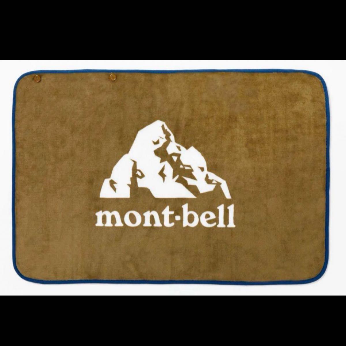 BE-PALビーパル2024年2月号付録mont-bellブランケット青色