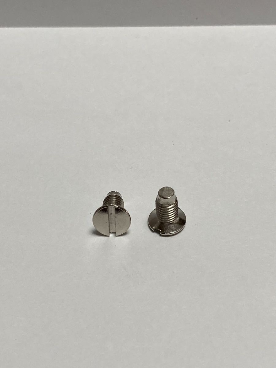  industry for sewing machine * needle board screw 2 piece ( iron made * silver color )* new goods * prompt decision 