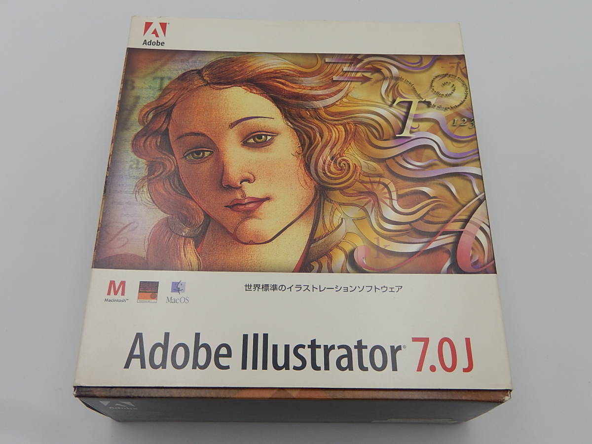 経典 F/レア・Adobe Illustrator ロゴ修正 作成 AI 7.0J/Macintosh
