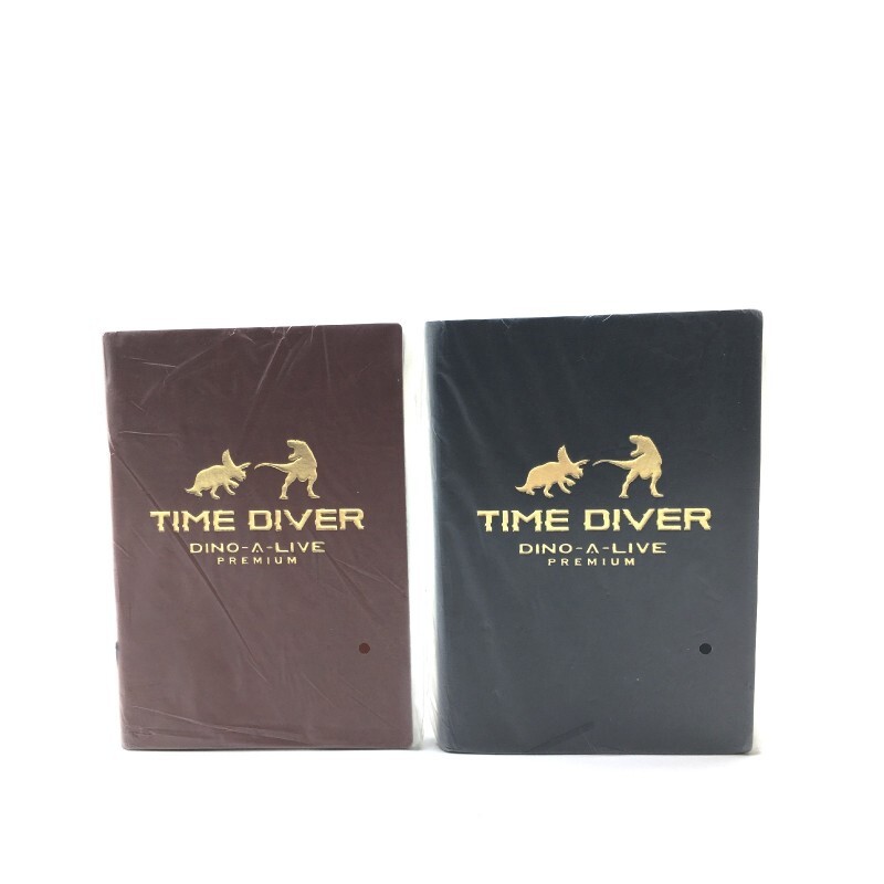 【01622】TIME DIVER タイムダイバー 文具 メモ帳 2点セット 新古品 赤 黒 レッド ブラック セットアイテム_画像1