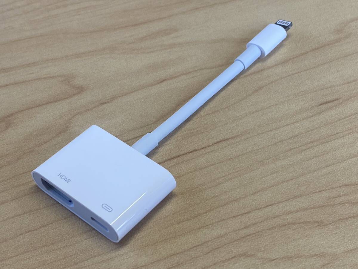  アップル Apple ライトニング デジタル AV アダプタ Lightning Digital AV Adapter MD826AM/A HDMI ケーブルの画像2