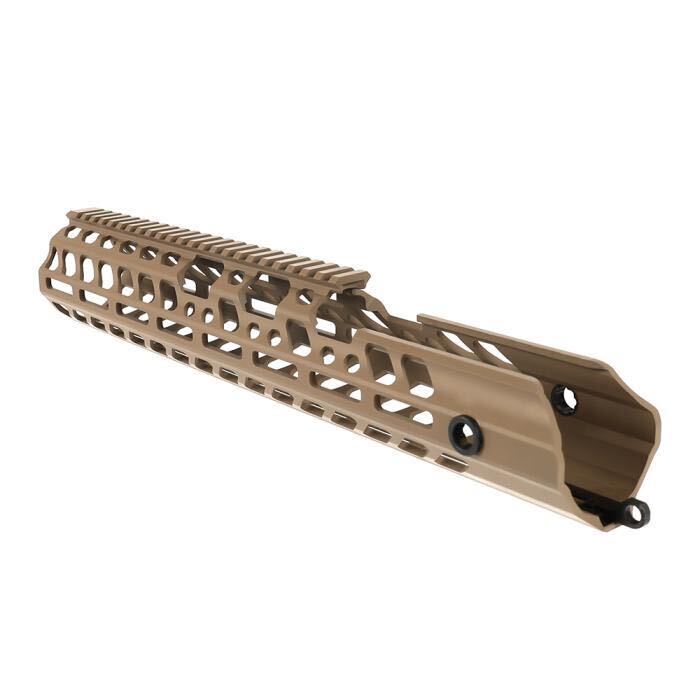 シグ SIG SAUER HANDGUARD SIG MCX ALUMINUM SUPPRESSOR COMPATIBLE DMR-16 IN FDE MLOK 16インチ MLOK ハンドガード FDE 国内正規品 実物_画像2