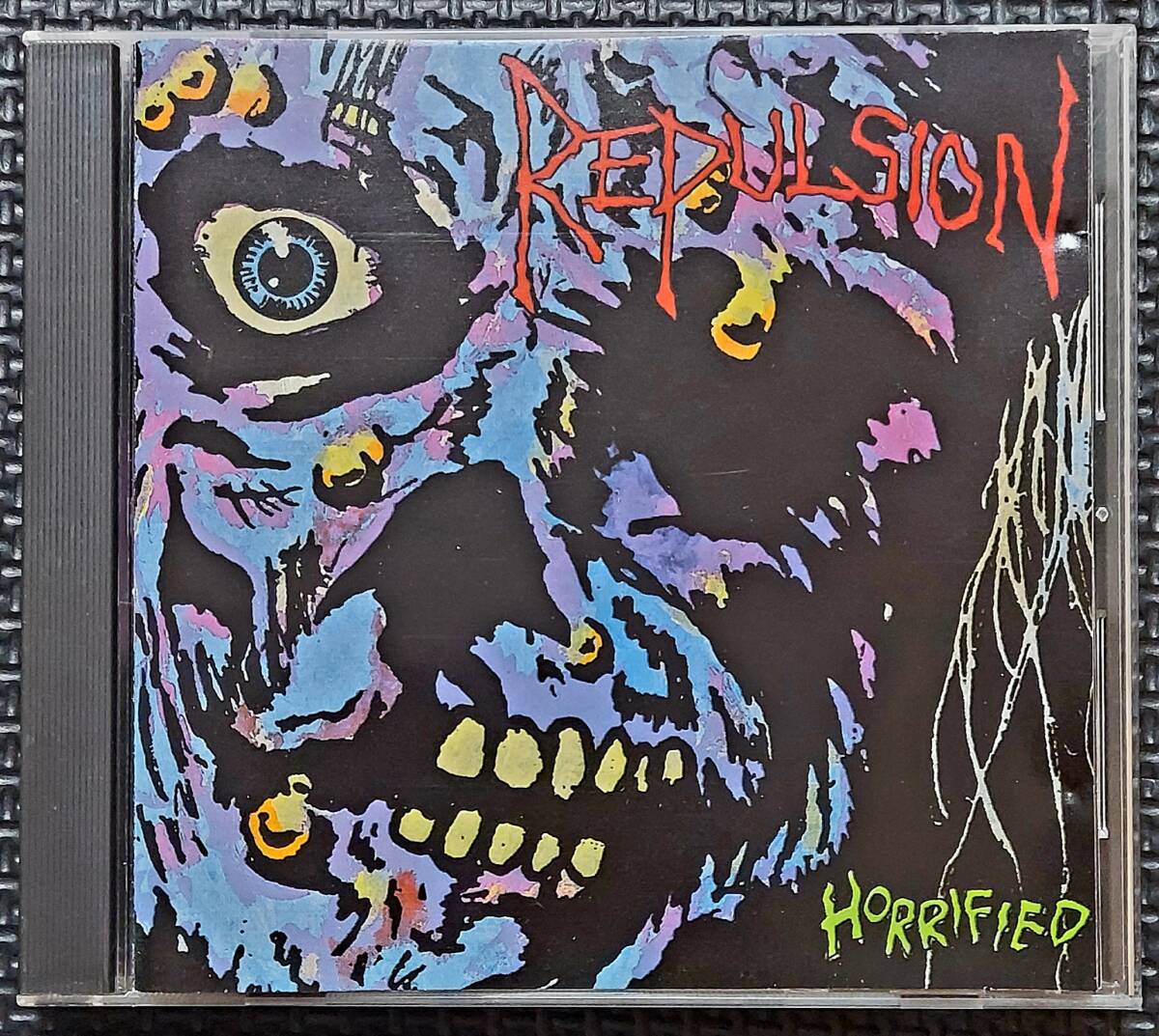 レア！オリジナル！REPULSION/HORRIFIED★リパルジョン グラインドコア ハードコア スラッシュ デス メタル THRASH DEATH 1992の画像1