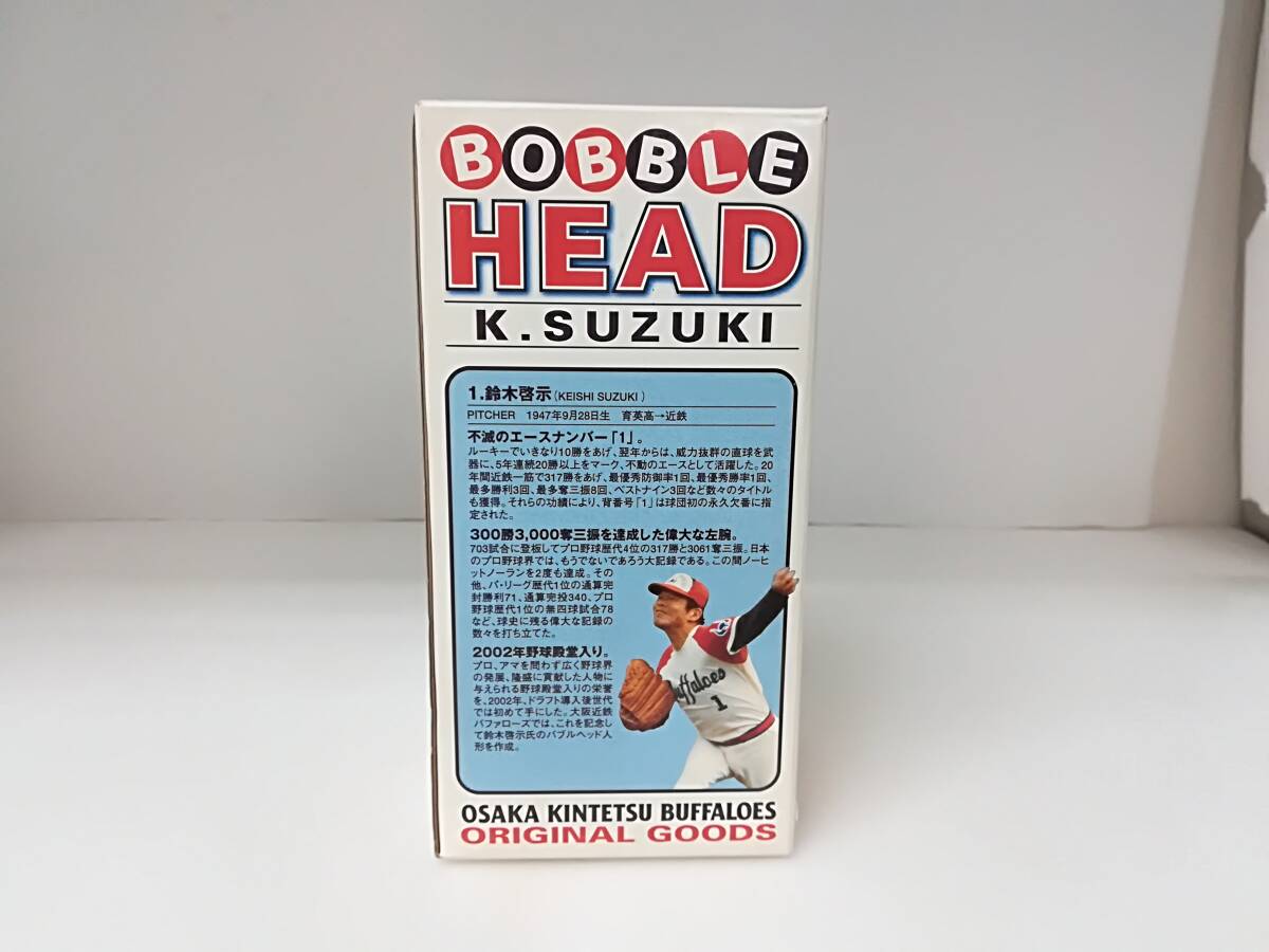 * не использовался Osaka близко металлический Buffaloes Suzuki .. Bob ru head BOBBLE HEAD фигурка стоимость доставки 510 иен ~ Professional Baseball товары 