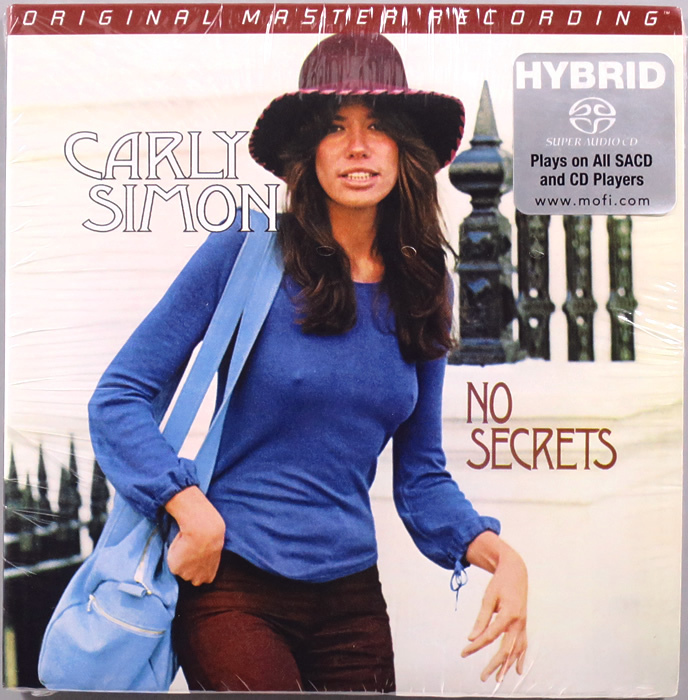 (未開封 紙ジャケ Hybrid SACD) Carly Simon 『No Secrets』 輸入盤 UDSACD 2167 カーリー・サイモン MFSL (Mobile Fidelity Sound Lab)