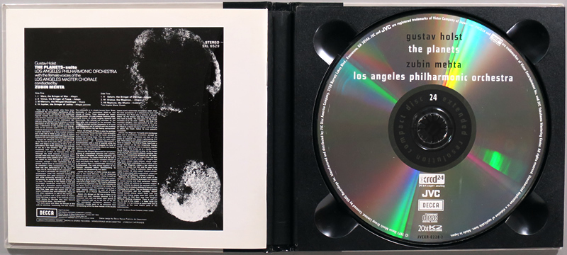 (XRCD24) Zubin Mehta & Los Angeles Philharmonic 『Holst : The Planets』 輸入盤 JVCXR-0228-2 ズービン・メータ ホルスト 惑星の画像4