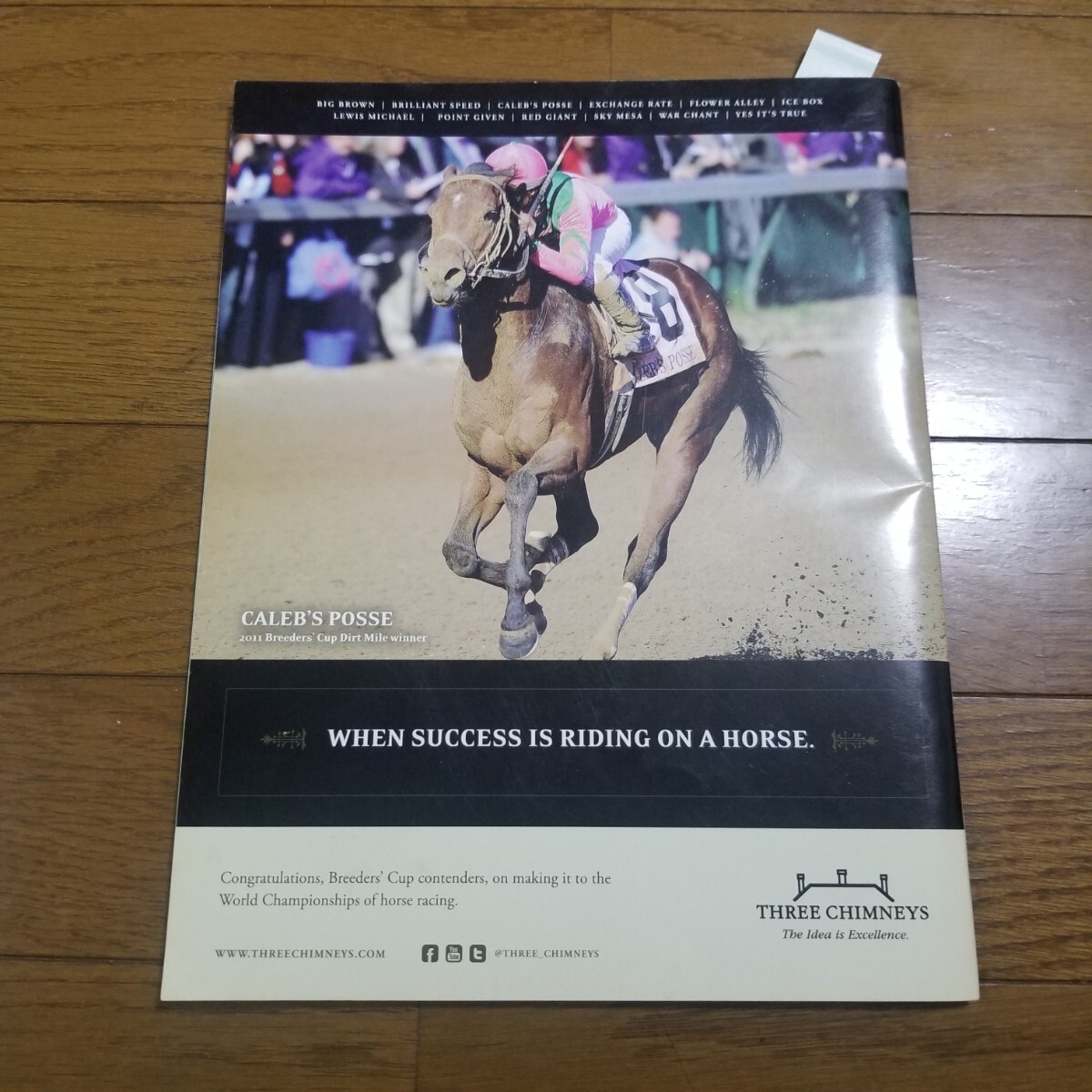 競馬 ジョッキー 騎手 武豊 直筆サイン入り プログラム 2点 (検)September07.2000 2011年 第29回BCターフG1ブリーダーズカップ JRA_画像4