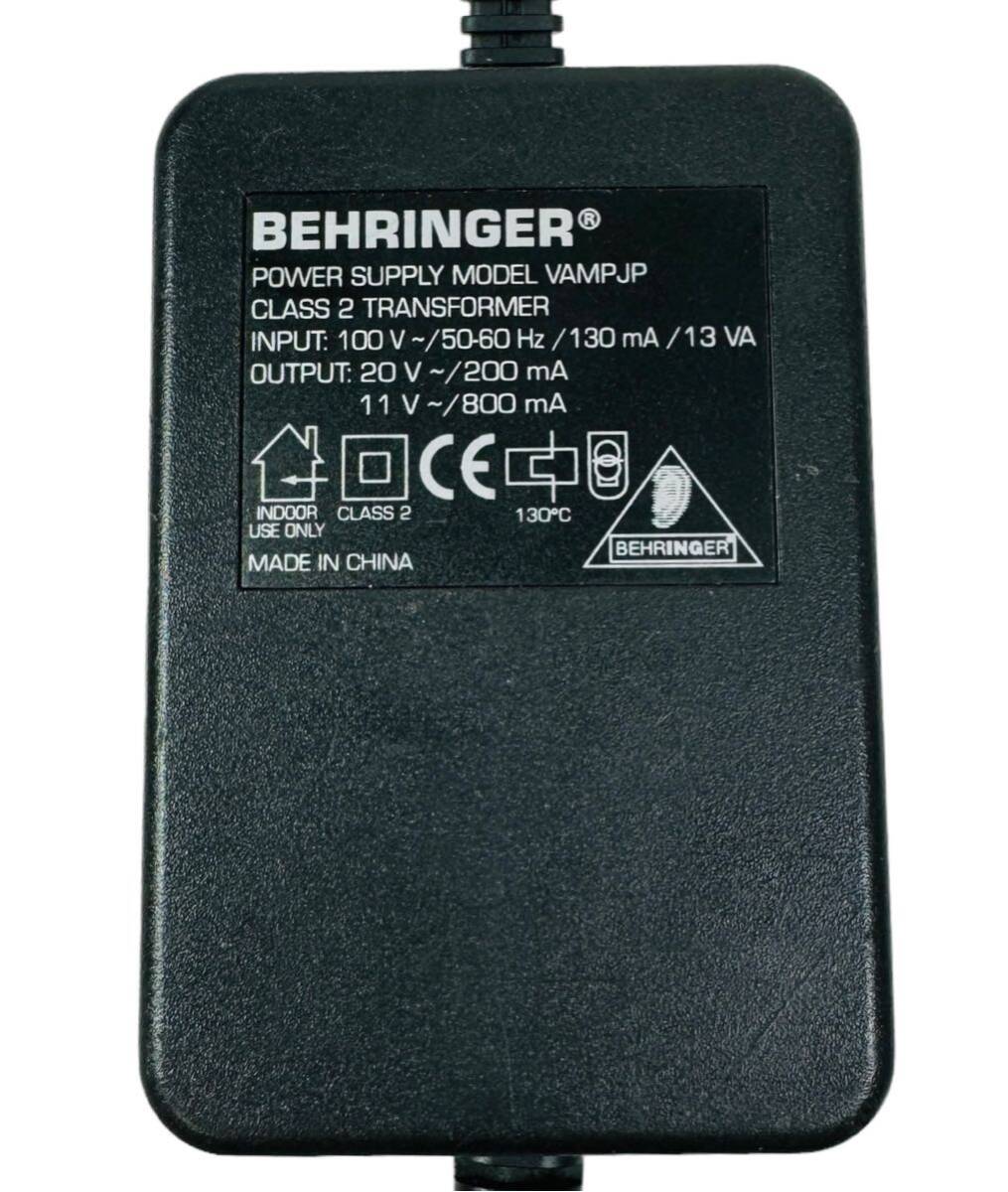 behringer Behringer оригинальный Power Supply энергия принадлежности источник питания адаптор AC адаптор VAMPJP ( мощность :20V~/200mA,11V~/800mA)