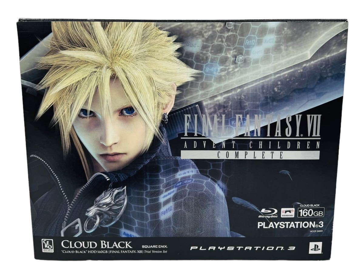 SONY PlayStation3 PS3 FINAL FANTASY Ⅶ ファイナルファンタジー7 アドベンドチルドレン コンプリート 160GB クラウド ブラック CECHQ00