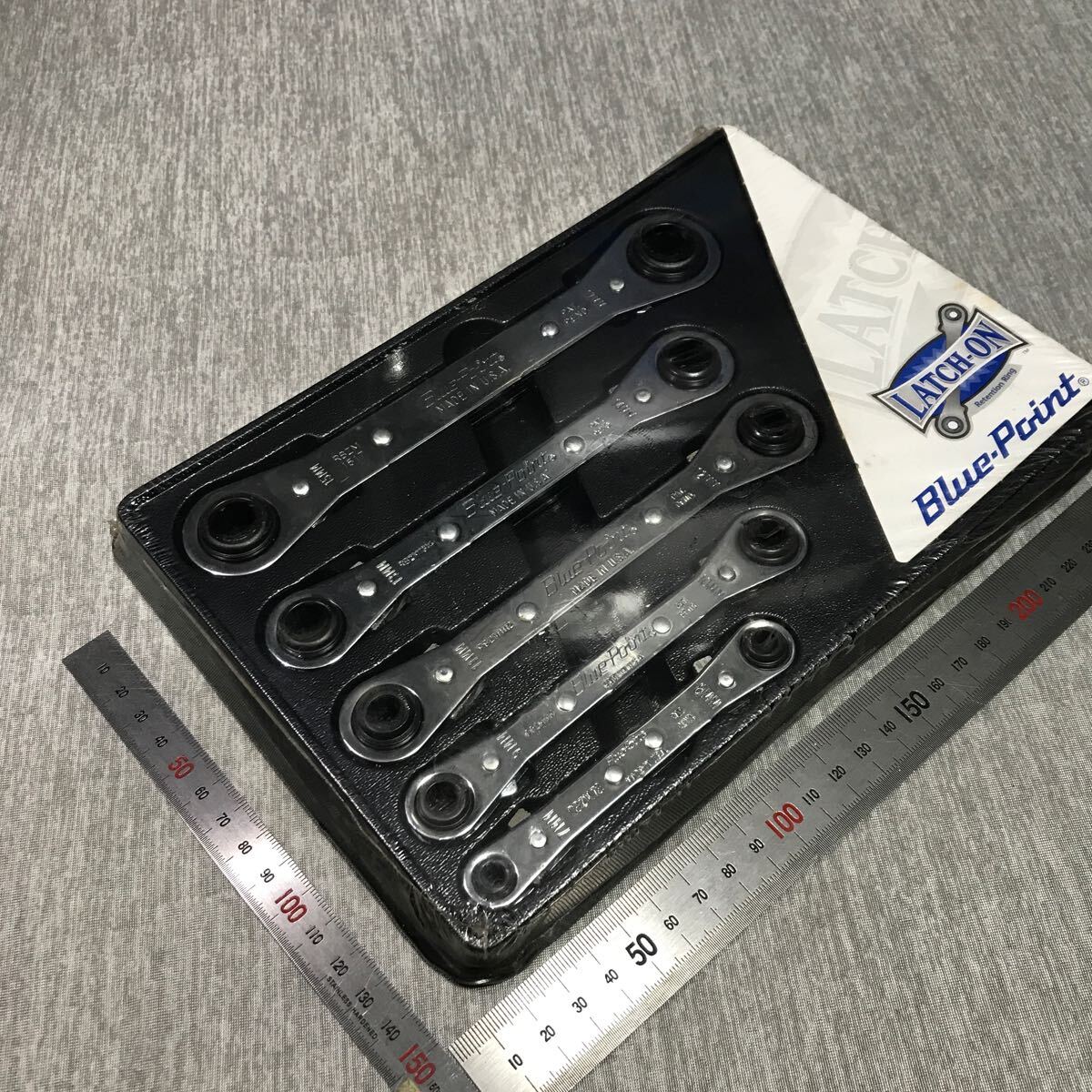  Snap-on Snap-on Blue Point latch - on 0° offset ratchet wrench 12 angle mm set RBZM605