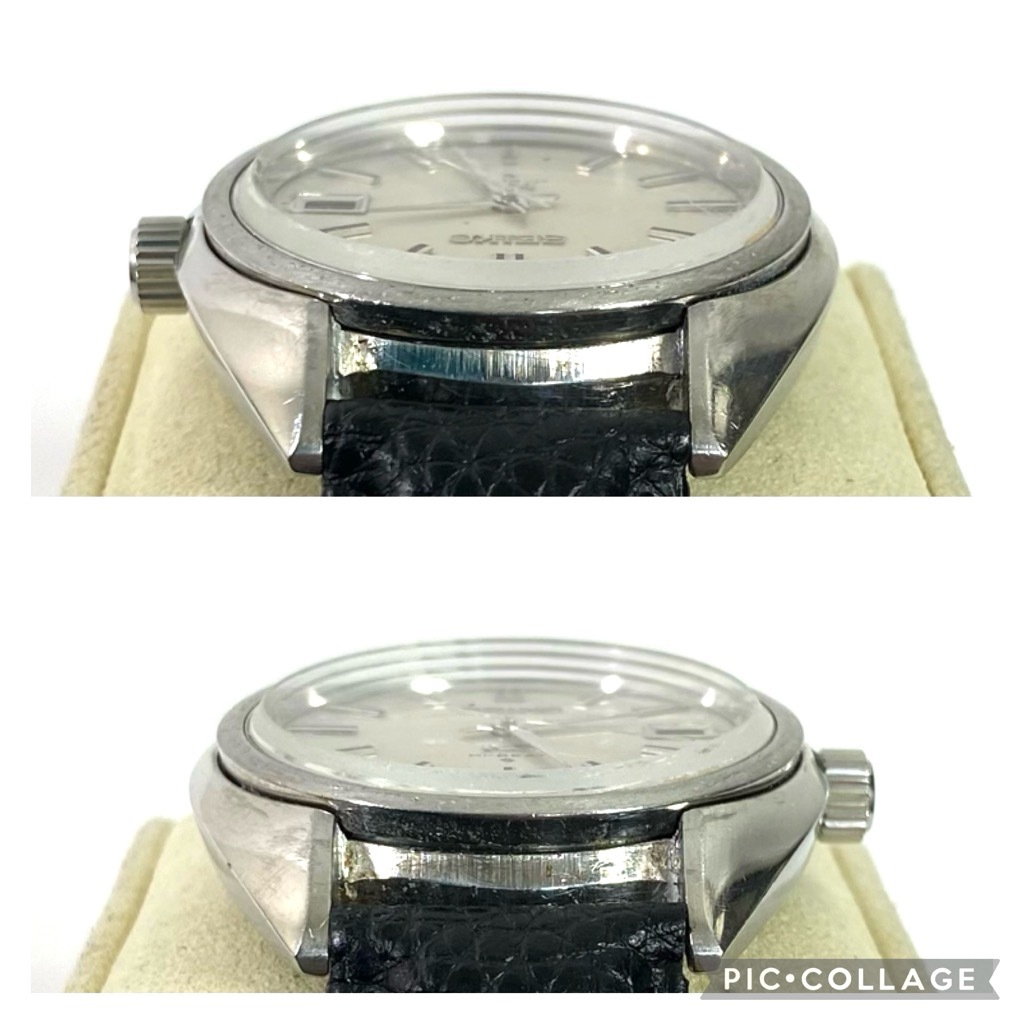 1円～ 精度良好 SEIKO セイコー キングセイコー 45-7010 ハイビート メダリオン デイト 手巻き メンズ 腕時計_画像6