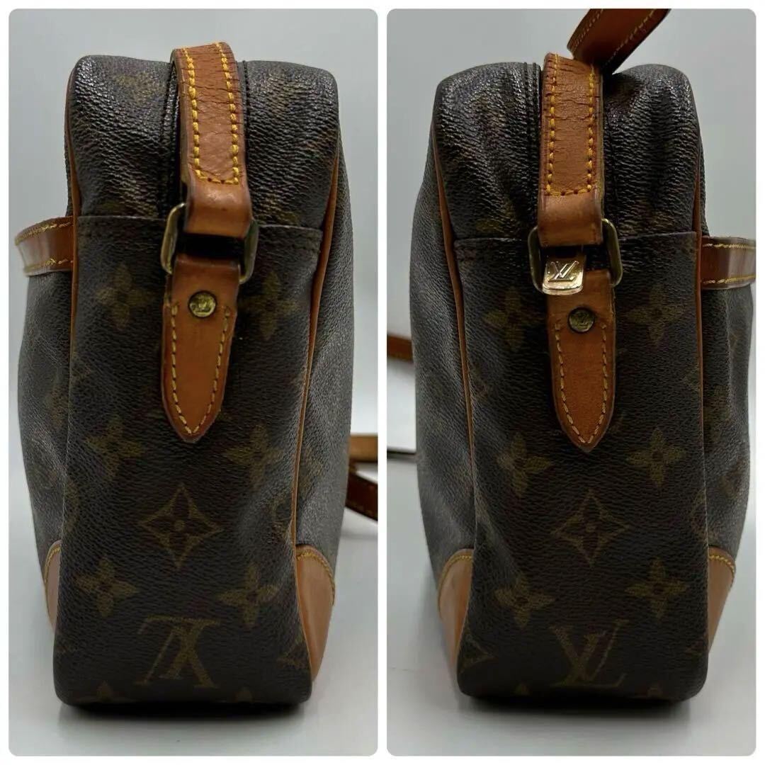 良品◎ LOUIS VUITTON ルイヴィトン トロカデロ30 ショルダーバッグ モノグラム PVC レザー 茶 ブラウン PVC M51272 874TH ポシェット 金具_画像5