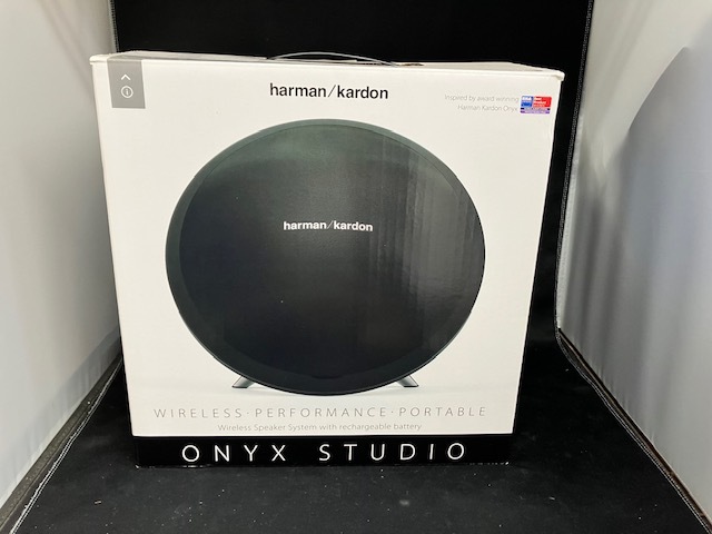 HARMAN KARDON ONXY STUDIO◆Bluetooth ワイヤレススピーカー【動作確認のみ ほぼ未使用 保管品 送料無料】_画像1