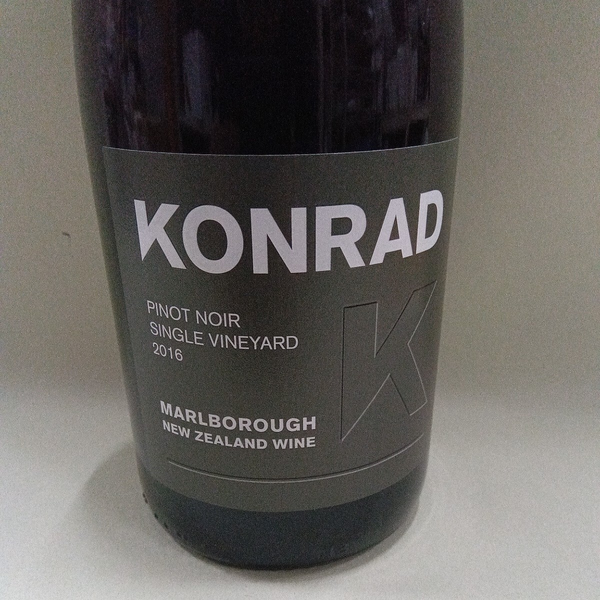 コンラッド ピノ・ノワール マールボロ Konrad Pinot Noir 2016 Marlborough 赤ワイン ニュージーランド 未開栓②の画像2