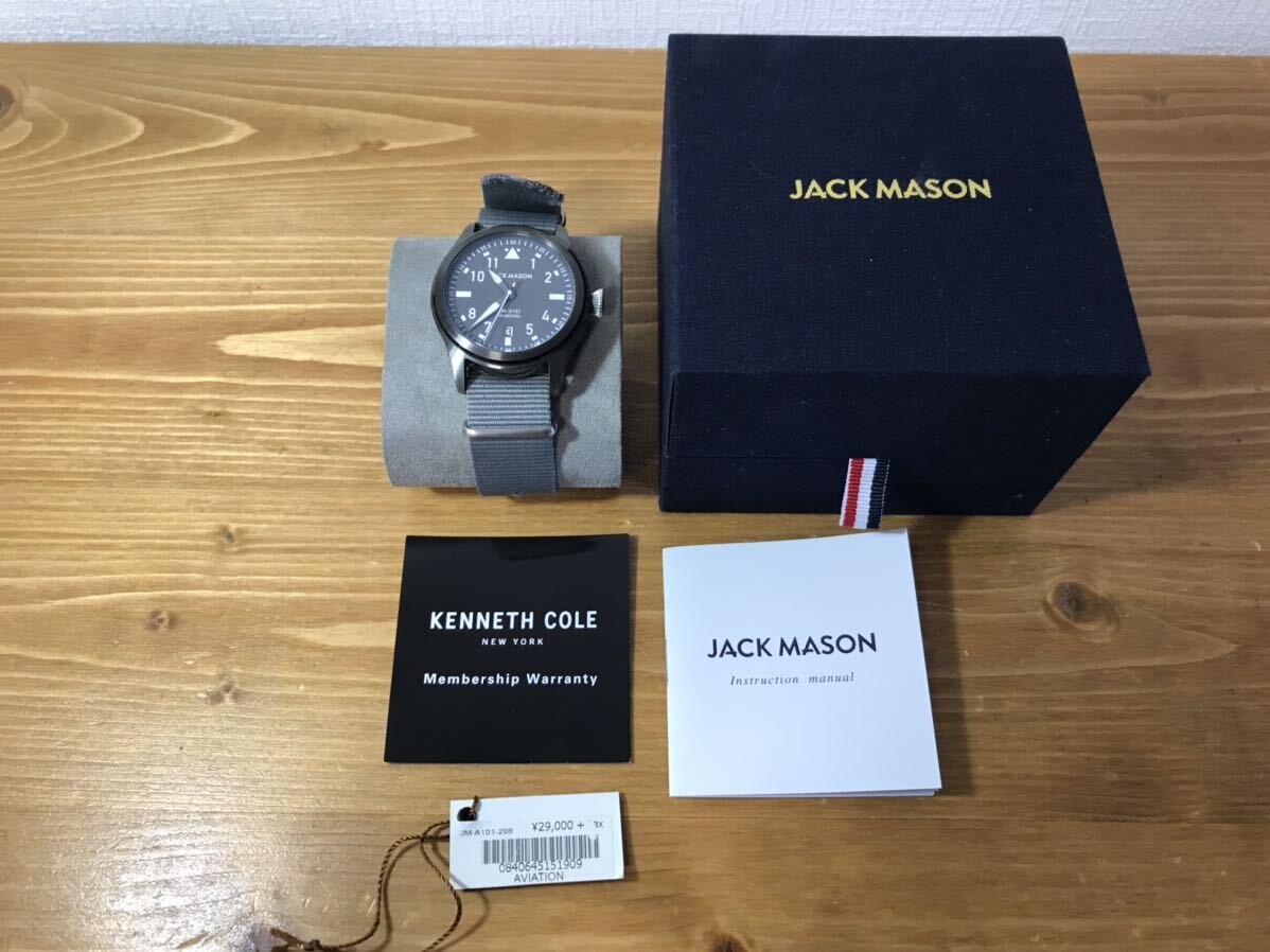 4-212 JACK MASON ジャックメイソン 腕時計 時計 箱あり JM-A101-208 メンズ 男性用の画像2