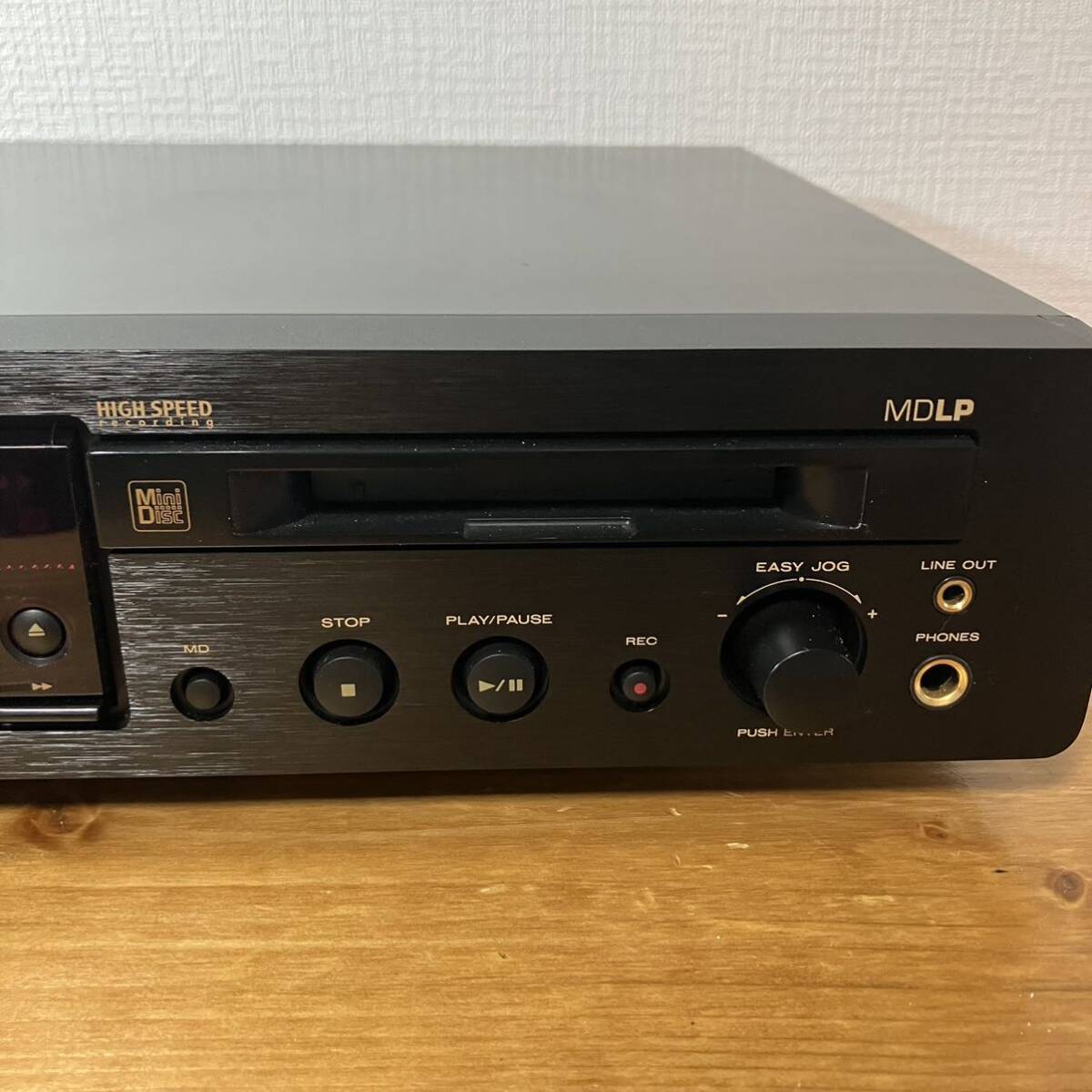 4-100 marantz マランツ CM6001 CD MD デッキ 2009年製 家電 リモコン 説明書付き コンビネーションデッキ の画像3