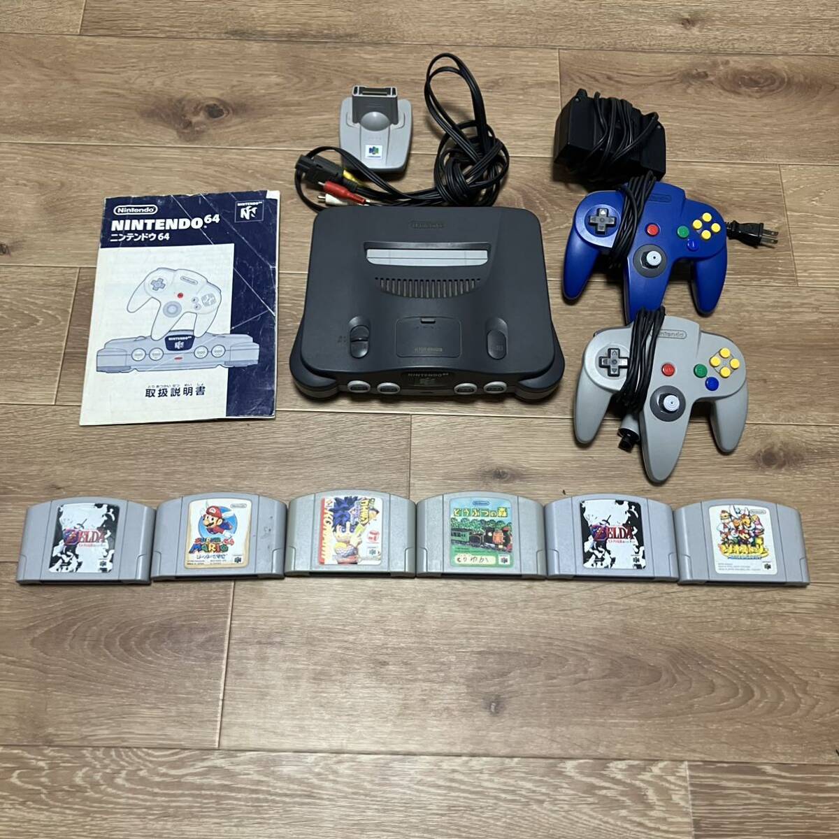 4-275 nintendo Nintendo person ton dou64 game machine soft controller adaptor Mario Zelda Animal Crossing game cassette summarize 