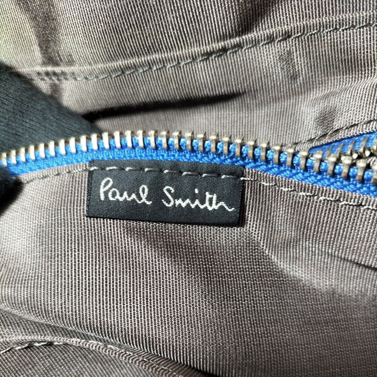 *4-342 Paul Smith Paul Smith сумка сумка ручная сумочка большая сумка портфель темно-синий нейлон 