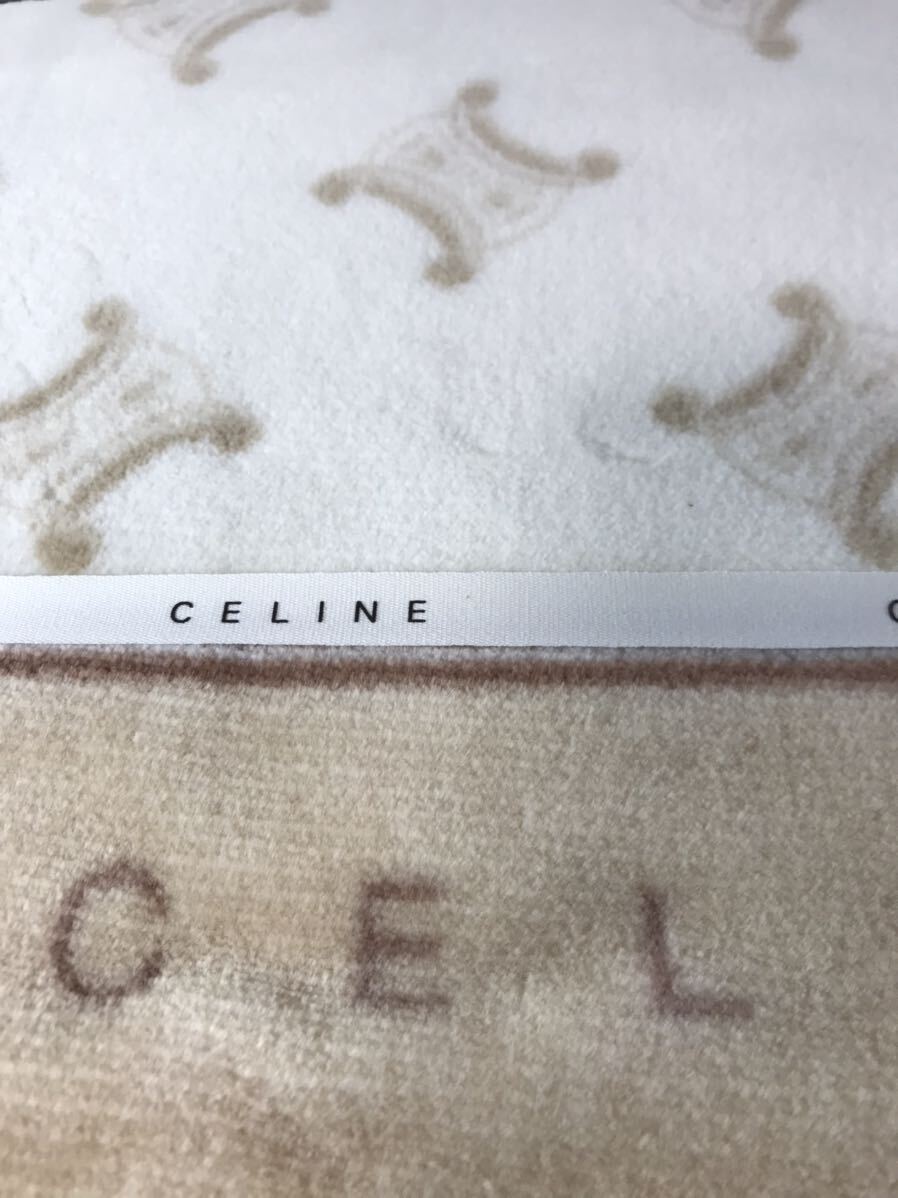 4-86 CELINE セリーヌ 綿 ハーフセット サイズ 140×100 未使用 箱付き 寝具の画像5