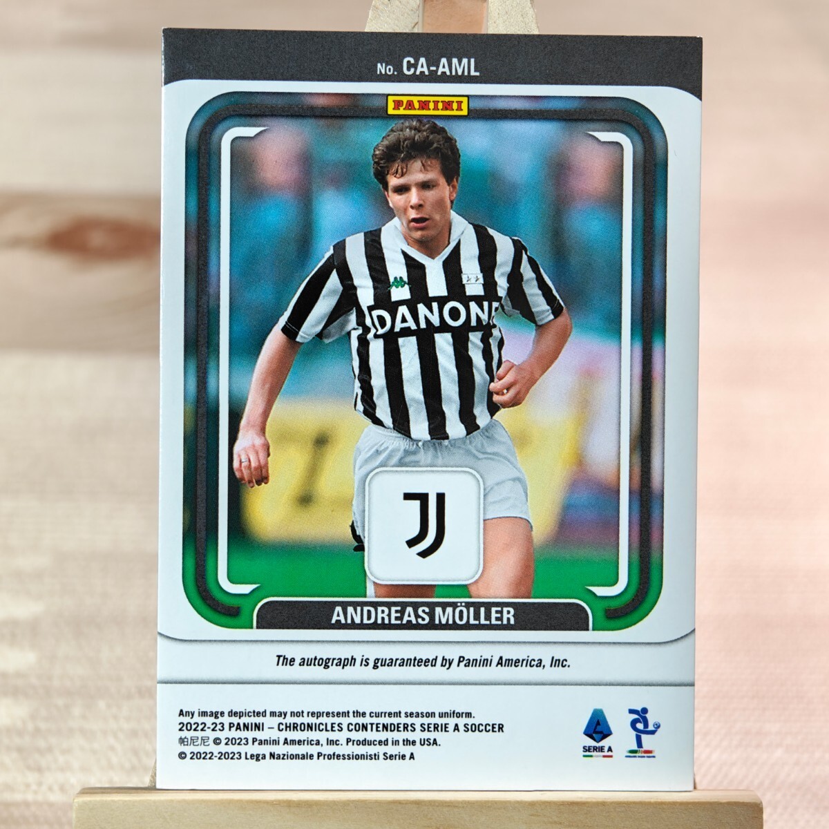 299枚限定 アンドレアス・メラー 2022-23 Panini Chronicles Contenders Andreas Moller 003/299 Juventus 直筆サインカードの画像2