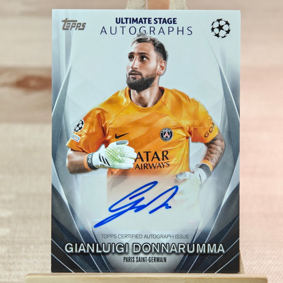 ジャンルイジ・ドンナルンマ 2023-24 Topps UEFA Ultimate Stage Autographs Gianluigi Donnarumma Auto 直筆サインカードの画像1
