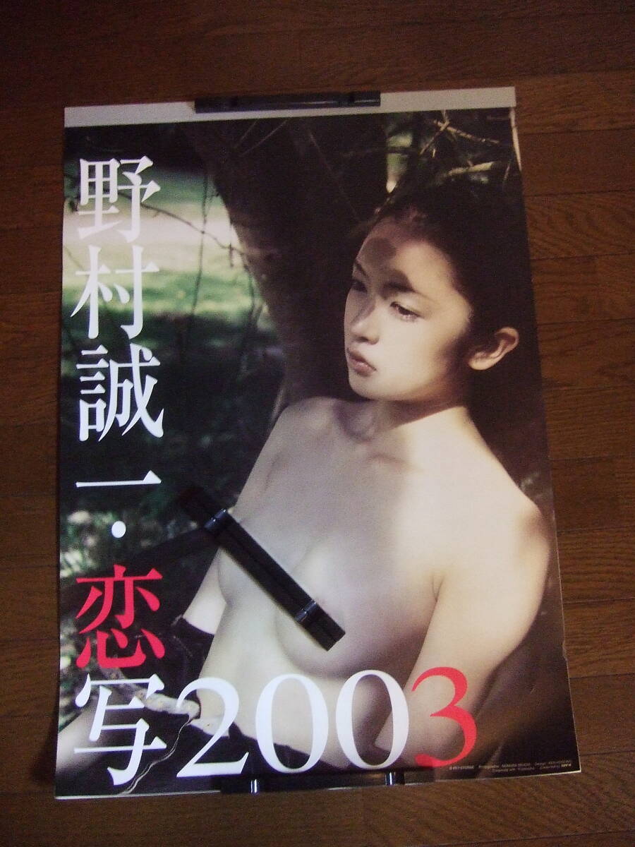 ★最終出品★　野村誠一　恋写2003 カレンダー　ポスター　★5枚しかございません（2～3枚欠品）_画像1