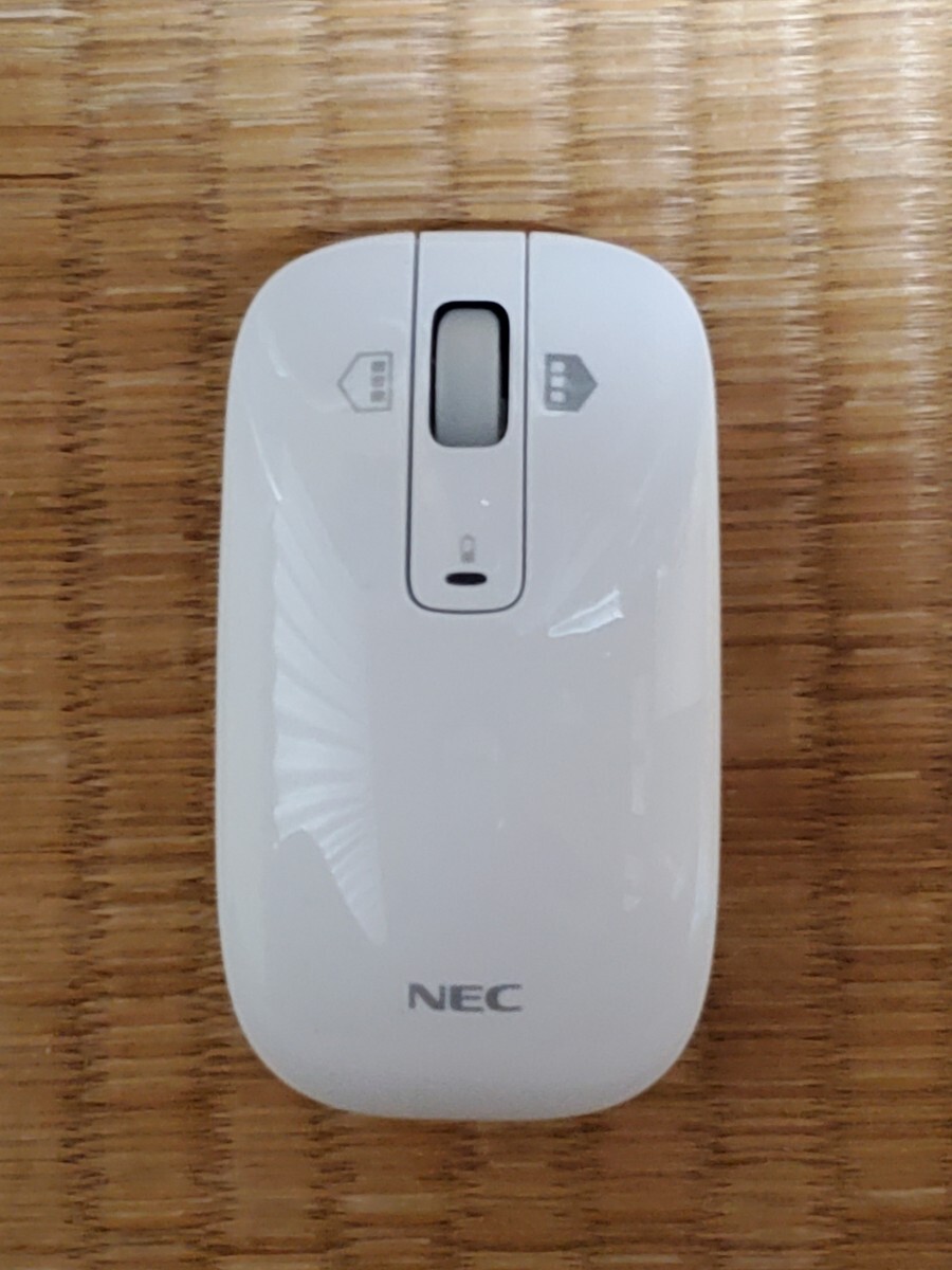 NEC ワイヤレスマウス MG-1132 白 単３電池必要 CLASS 1 美品 即決可_画像1