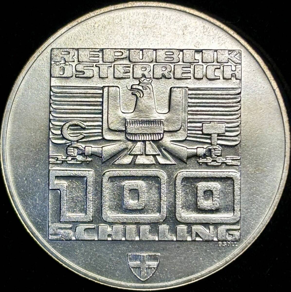 【オーストリア大型銀貨】(1976年銘 24.0g 直径36mm)の画像2