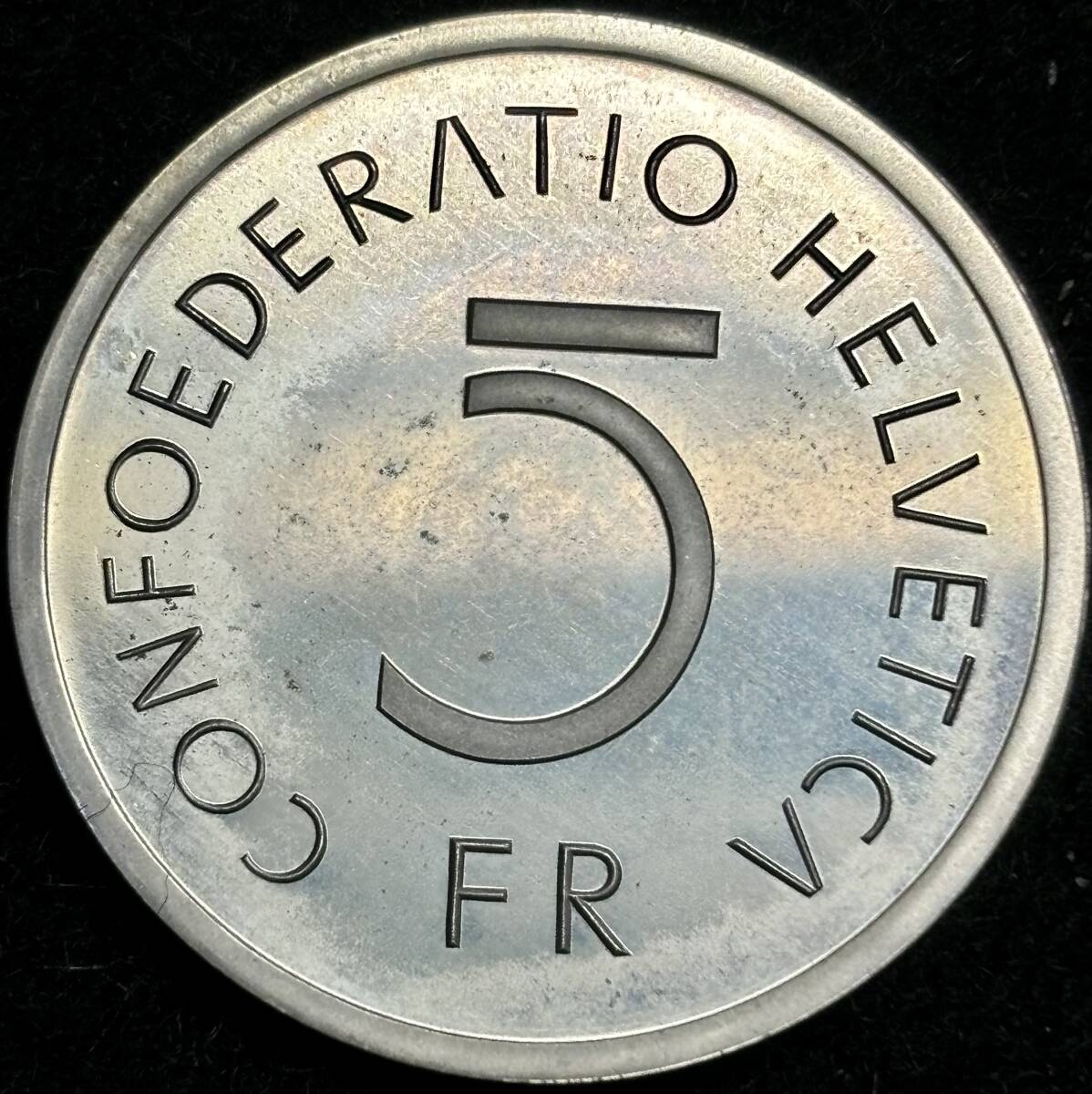 【スイス銅貨】(1976年銘 13.3g 直径31mm プルーフ)の画像2