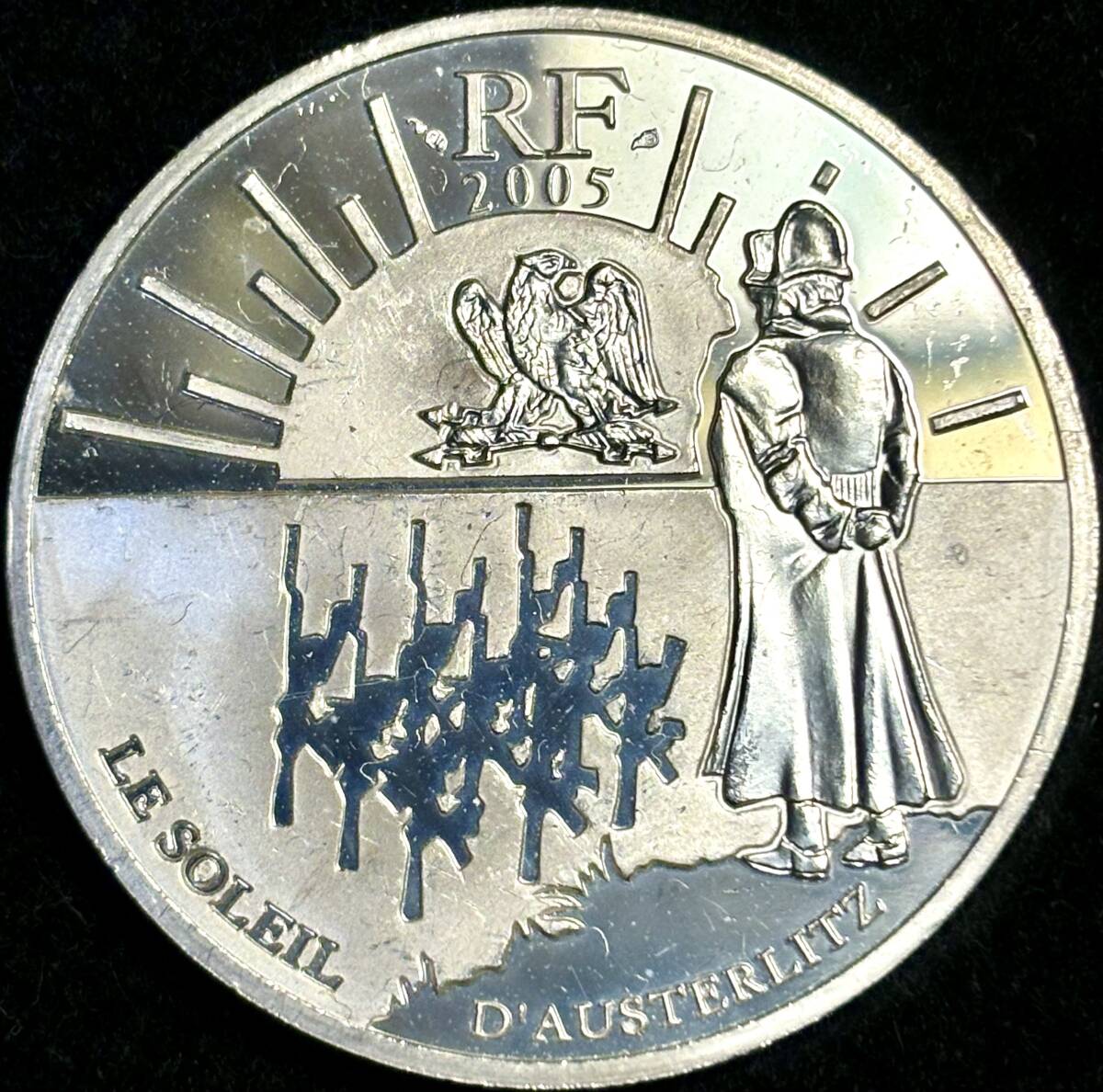 【フランス大型銀貨】(2005年銘 22.2g 直径37mm プルーフ)_画像1