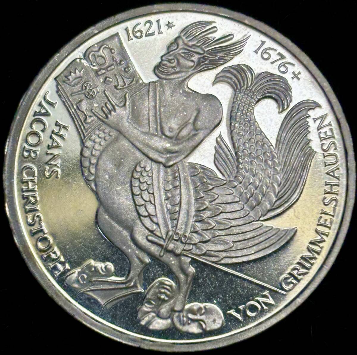 【旧西ドイツ銀貨】(1976年銘 11.2g 直径29mm プルーフ)の画像1