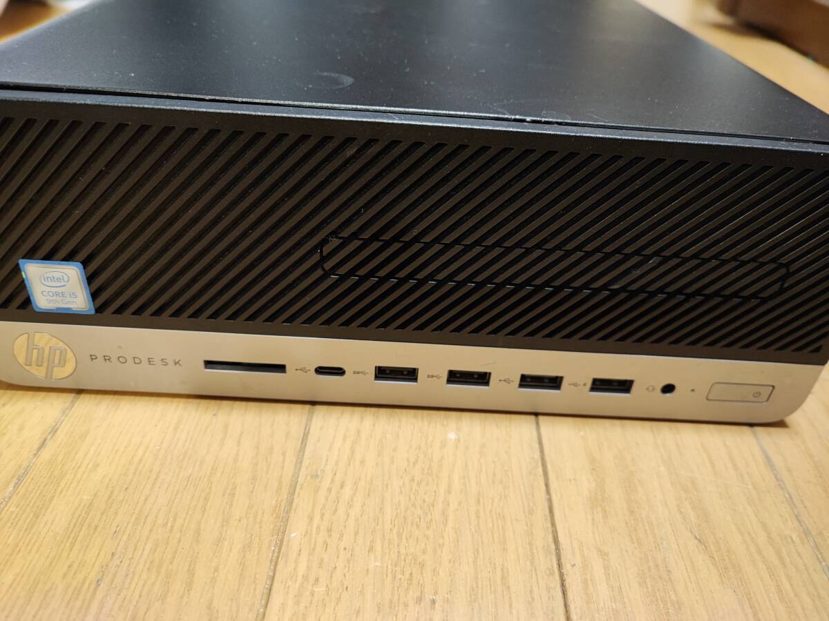 hp prodesk 600 G5 SFF i5-8500 mem:16GB SSD:256GB GT1030 WIN11PROの画像2