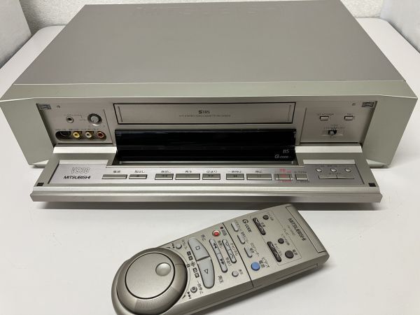 MITSUBISHI S-VHSデッキ HV-V930 三菱ビデオ リモコン付きの画像2