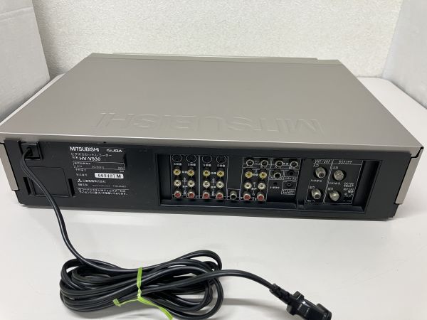 MITSUBISHI S-VHSデッキ HV-V930 三菱ビデオ リモコン付きの画像4