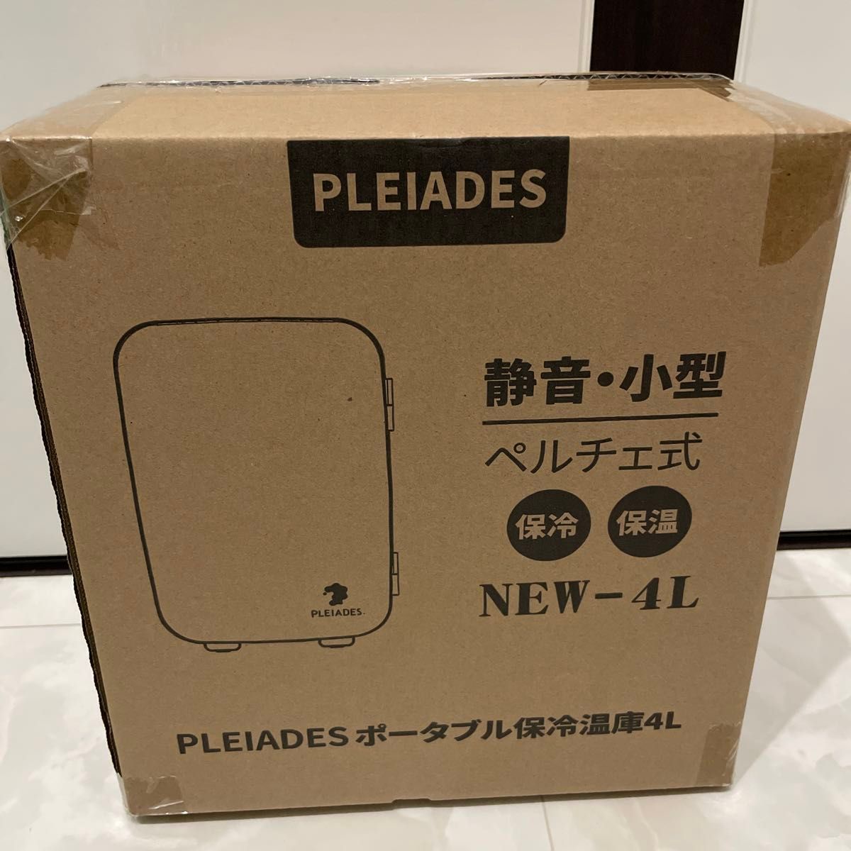 感謝SALE！PLEIADES ポータブル保冷温庫　冷温庫　ミニ冷蔵庫　４L