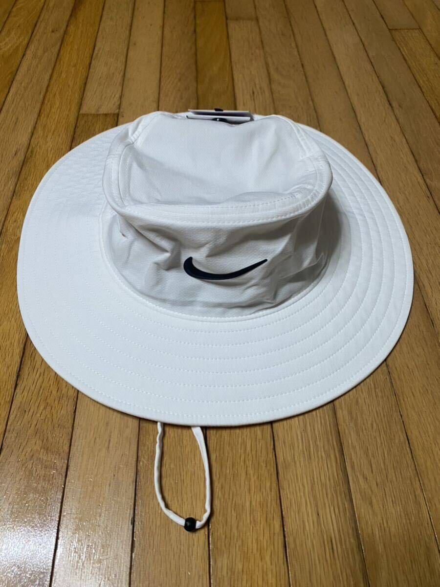 Nike nike dri-fit uv-гольф ведро шляпа белый l/xl dh1910-100