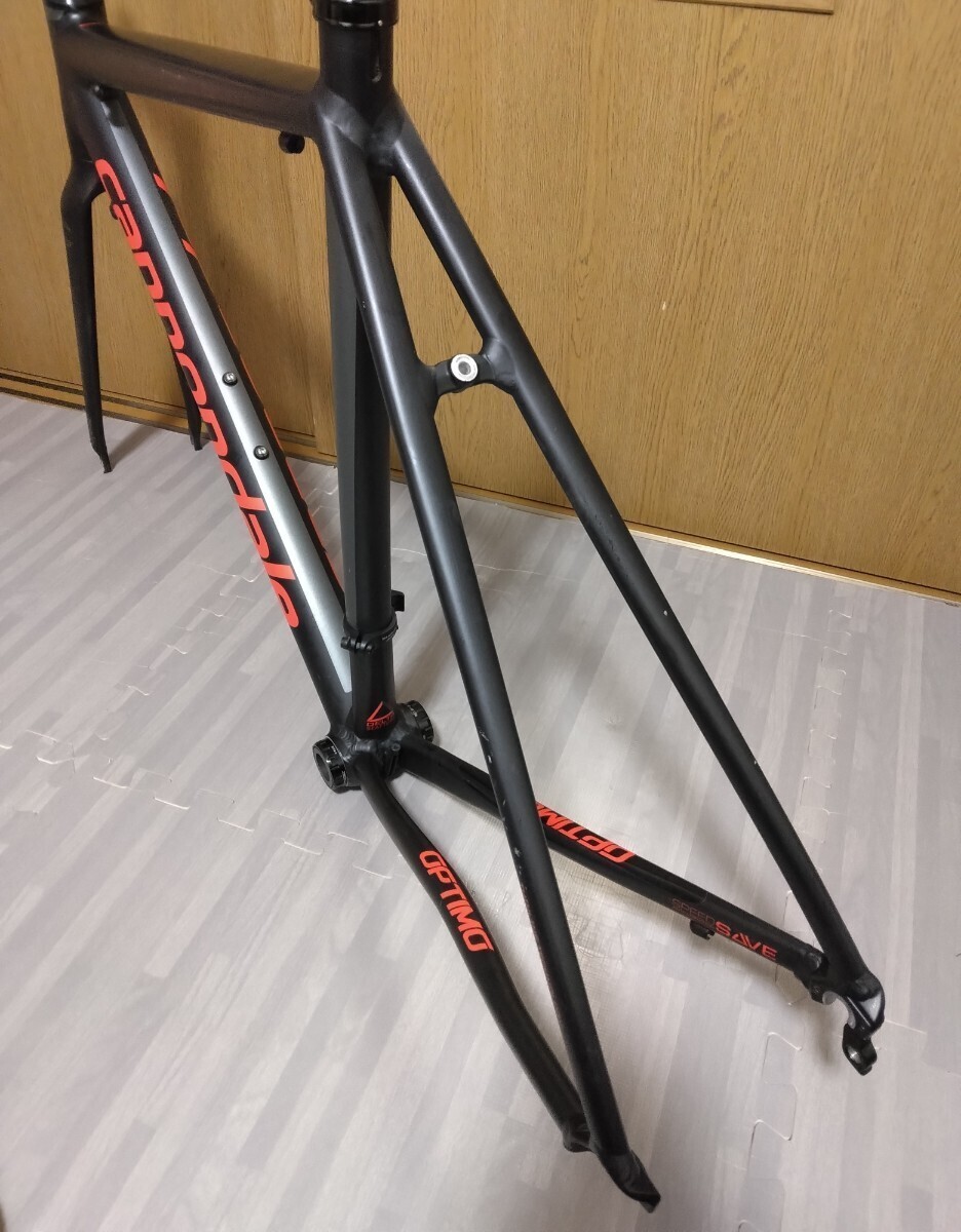 cannondale caad optimo アルミフレーム 51サイズ 165～175位の方向け ステム、シートポスト、ハンドル、ボトルケージ付属、SM-BBR60装着_画像7