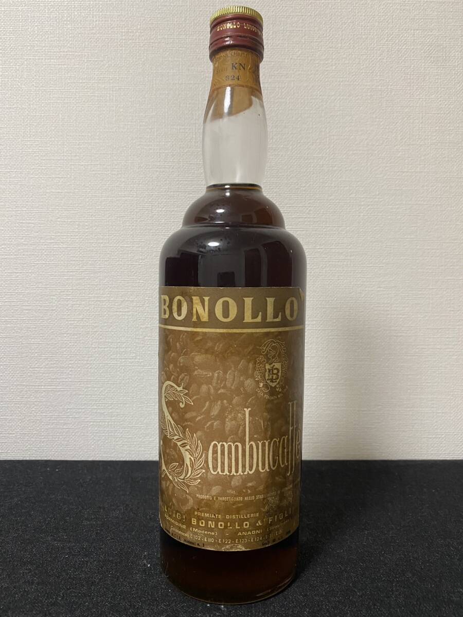 【1960年代】Sambucaffe / Luigi Bonollo & Figli【サンブーカ・アル・カフェ】1000ml , 40% , 3スタータックスシール_画像1