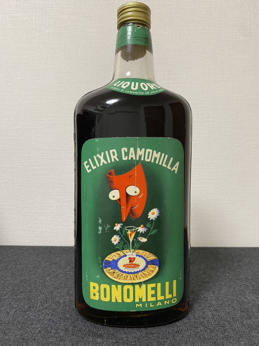 【1949年~1959年】ELIXIR CAMOMILLA / BONOMELLI【エリクシール・カモミッラ】1000ml , 25% , 4thタックスメタル , カモミールの画像1