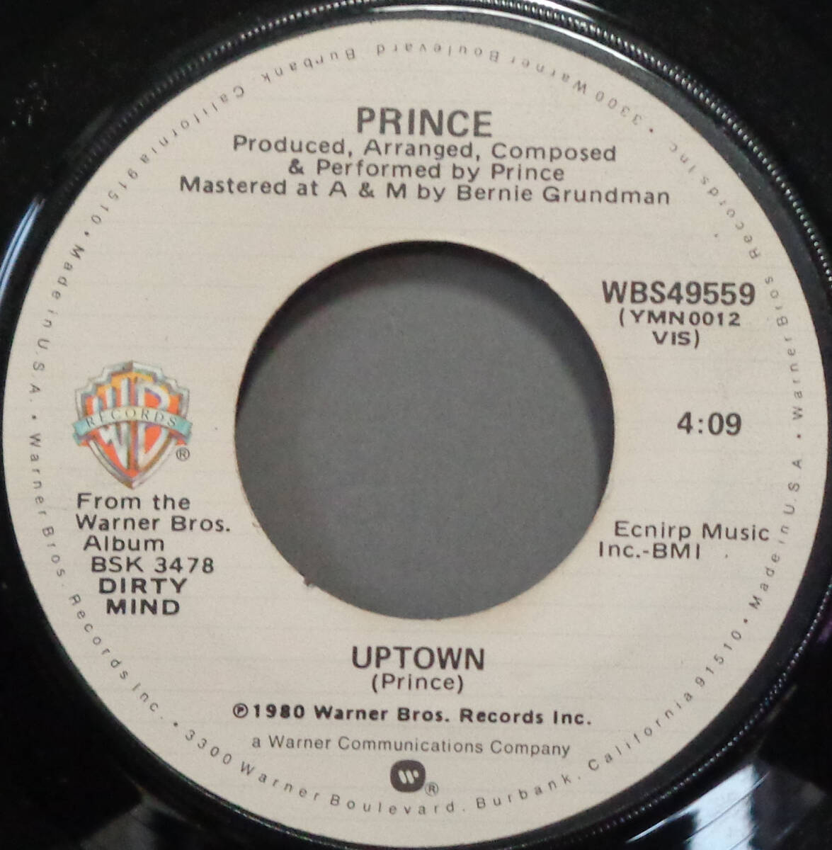 【SOUL 45】PRINCE - UPTOWN / CRAZY YOU (s240415032) の画像1