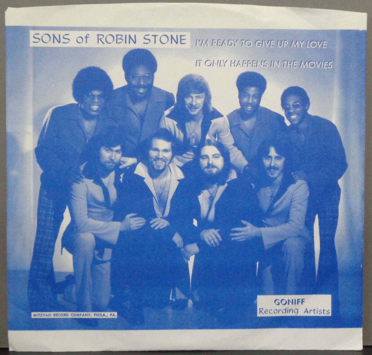 【SOUL 45】SONS OF ROBIN STONE - I'M READY TO GIVE UP MY LOVE / IT ONLY HAPPENS IN THE MOVIES (s240428050) *未発表曲_画像1