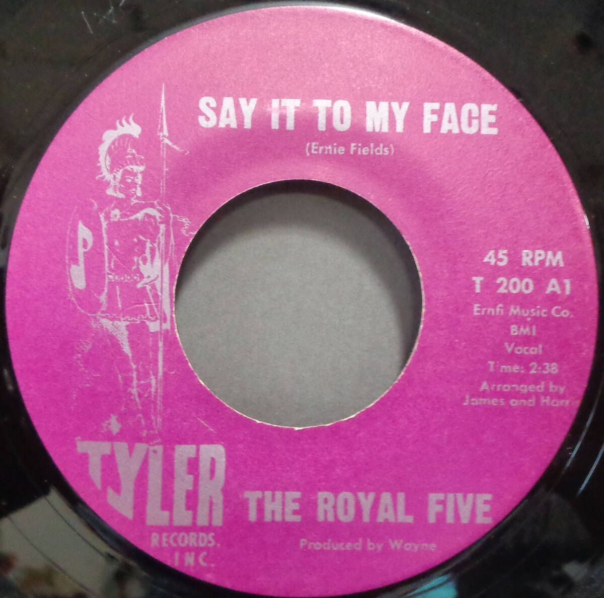 【SOUL 45】ROYAL FIVE - SAY IT TO MY FACE / GONNA KEEP LOVIN YOU (s240403033) *reissue_画像1