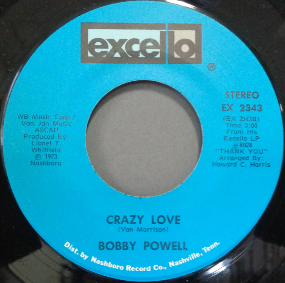 【SOUL 45】BOBBY POWELL - CRAZY LOVE / HER LOVE IS ALL I NEED (s240420035)_画像1
